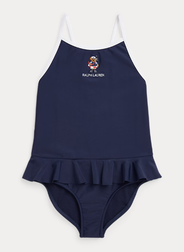 Badpak newport navy - white tipping