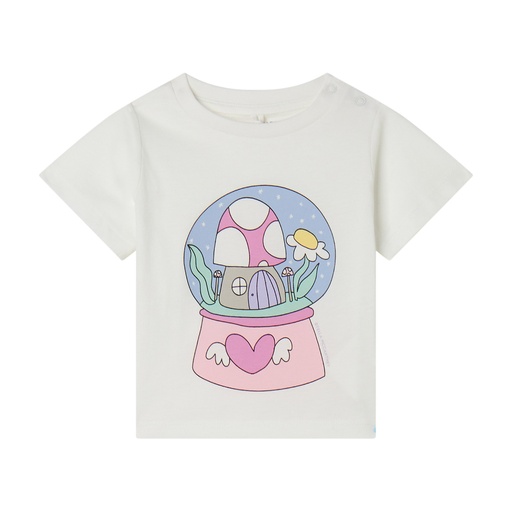 T-shirt boule de neige champignon ivory 