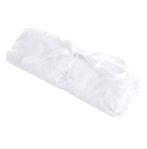Drap-housse lit (70x140cm) blanc 70X140