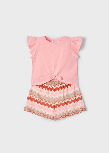 Set roze t-shirt salmon