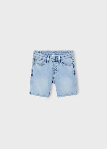 Korte jeans broek bleach