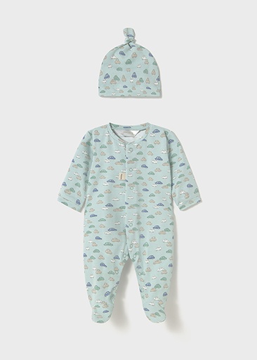 Voitures à pyjama jade 