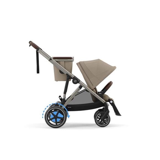 Kinderwagen e-Gazelle seashell beige 