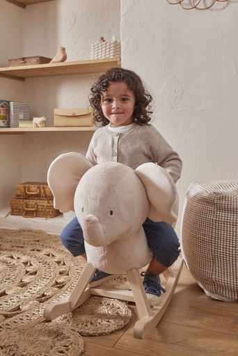 Baby rocking chair elephant bali 