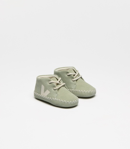 Babyschoentjes in suede clay pierre