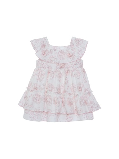 Robe pink toile de jouy 