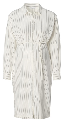 Borstvoedingsjurk Diego cream thin stripe 