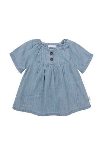 Jurk Mabton light blue