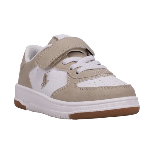 Sneakers Masters Court PS khaki super sueaded - white