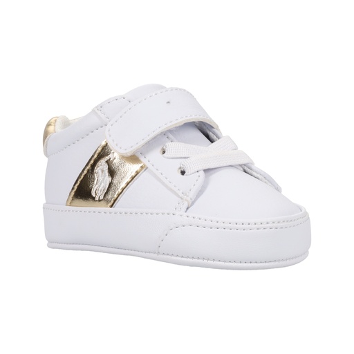 Sneakers Ryley PS Layette white tumbled - gold metallic - white