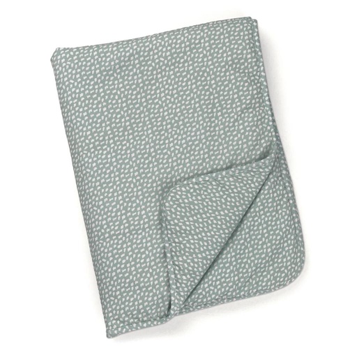 Couverture en coton cloudy kaki 75X100