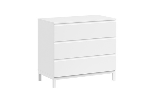 Commode met 3 laden Eva wit 