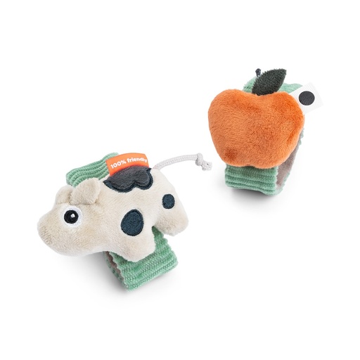 Rammelaar pols (set van 2) Dotti green 