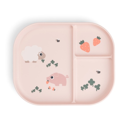 Bord met vakken Tiny farm powder
