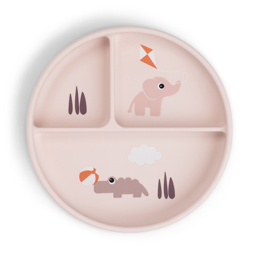 Bord met vakken (silicone) stick&stay Playground powder 