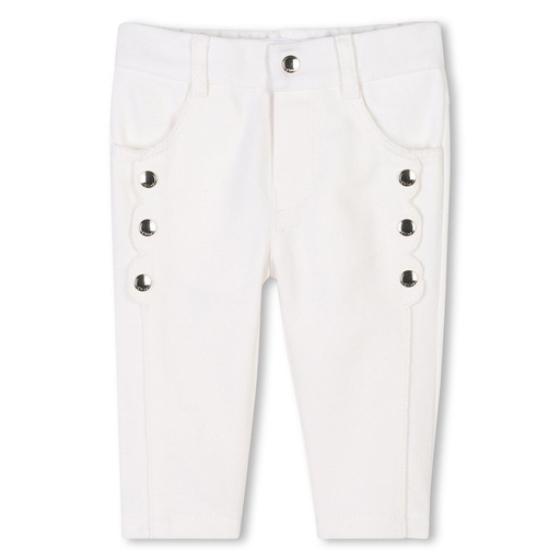 Jeansbroek gebroken wit 