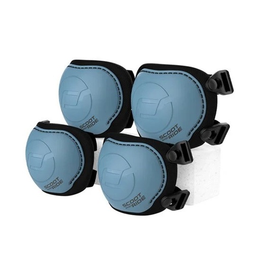 Knie- en elleboogbeschermers S steel 