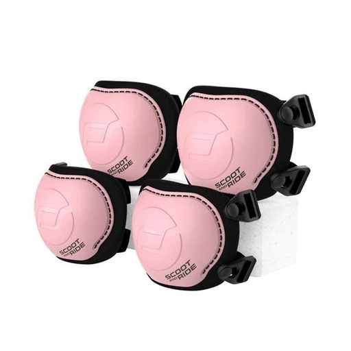 Knie- en elleboogbeschermers S rose 