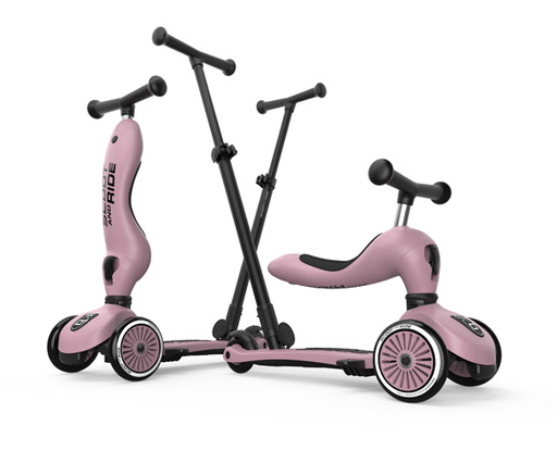 Loopfiets/step highwaykick 1 - push & go wildberry 