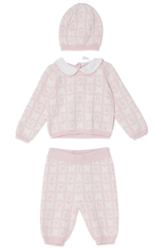 3-delige set met muts ballerina - snow white