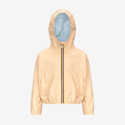 Jas dubbel Laurette plus.2 beige sheepskin - blue baby 