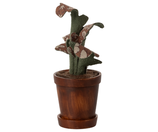 Bloempot met plant green 