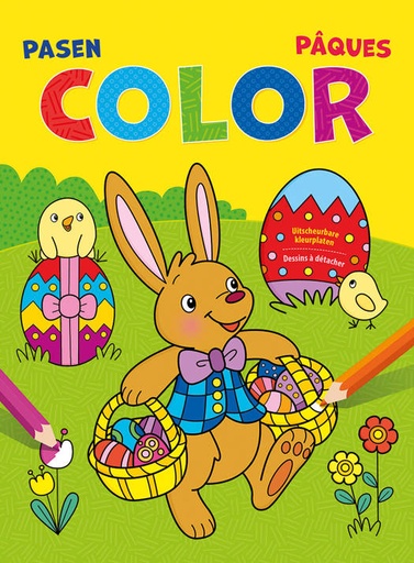 Easter colouring block  