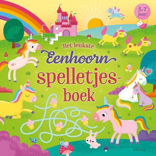 Activiteitenboek Het leukste eenhoorn spelletjesboek (5-7 j.)  