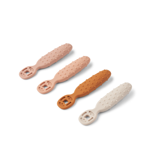 Lepels Caelia (silicone, 4 stuks) pale tuscany multi mix 