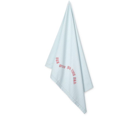 Strandhanddoek Paige pure sky - creme de la creme ONE SIZE
