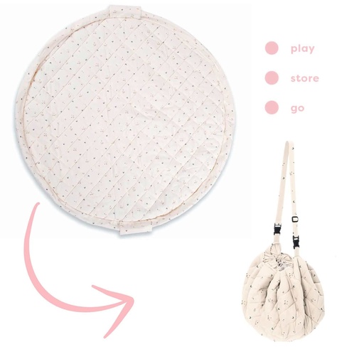 Opbergzak en speelmat Noomad organic soft moon 