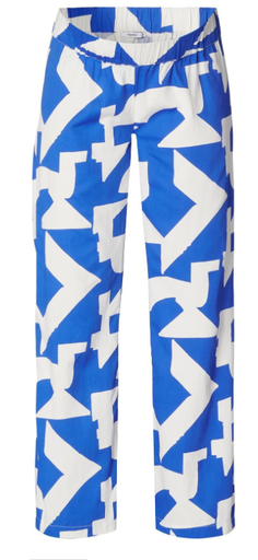 Broek Mesa Onder De Buik Graphic Blue Print