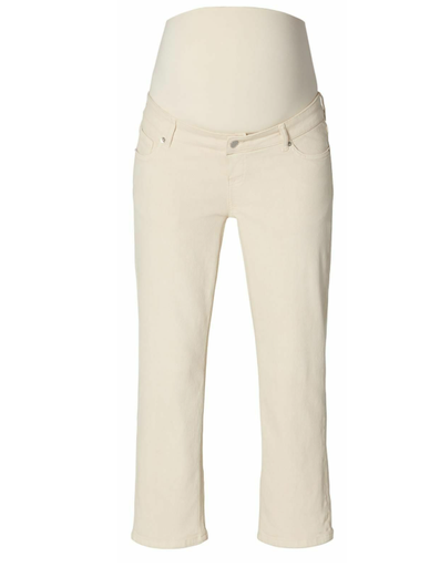 Jeans Paco Recht Model Enkelhoogte Met Buikband bone white