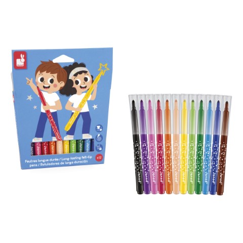 Long-lasting markers x12