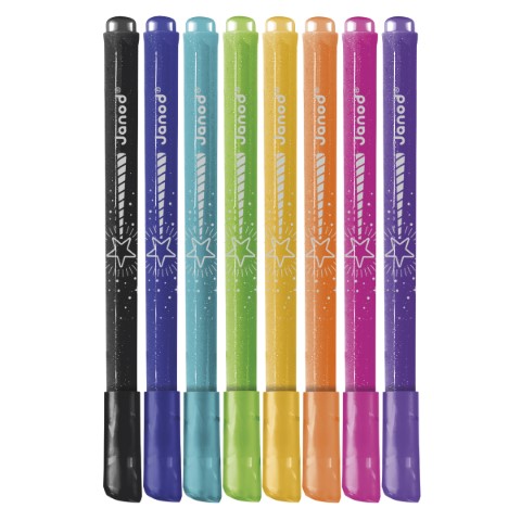 Glitter markers x8