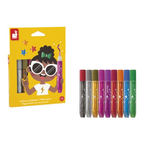 Glitter glue x9  