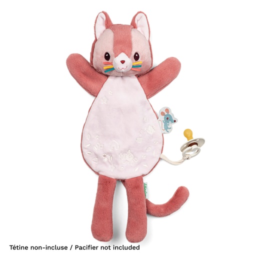 Handpop knuffeldoek fosforescerend Jeanne  