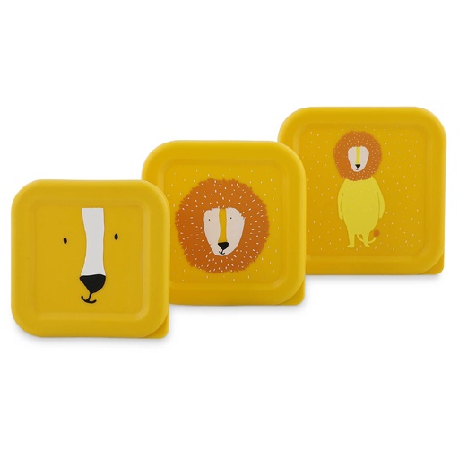 Snackbox nestbaar - 3st mr. lion