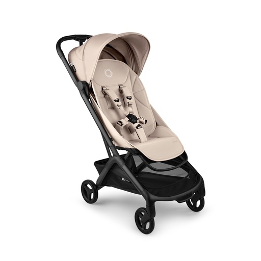 Buggy Butterfly 2 (zwart frame) desert taupe 