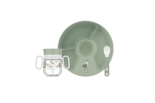 Set babyservies Mio 3-delig little farm 
