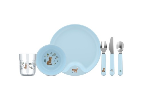 Set kinderservies Mio 6-delig forest friends 