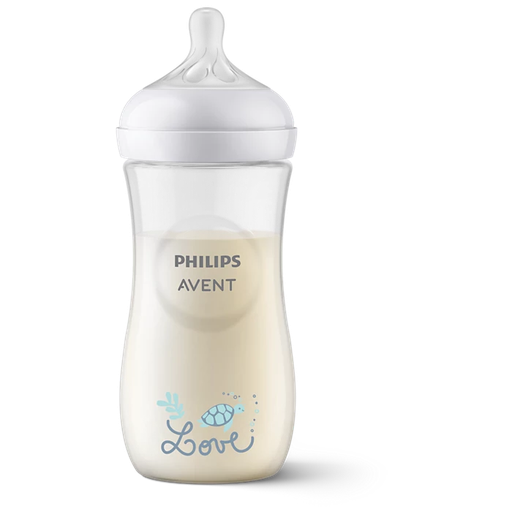 Zuigfles Natural Response 330 ml 6m+ love 