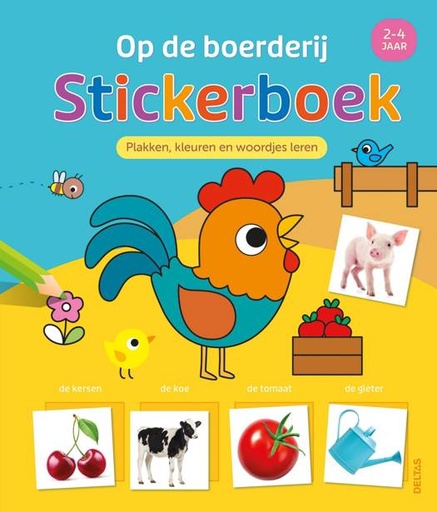 Op de boerderij stickerboek  