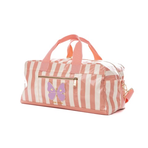 Sac de week-end Caroline Butterfly Stripe 