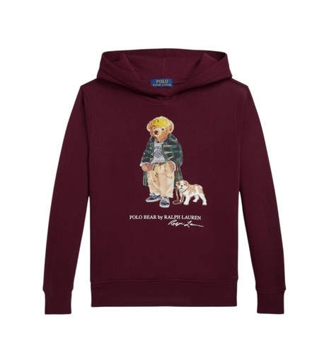 Sweatshirt FA25 BEAR CLASSIC WINE 