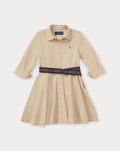 Jurk classic khaki 