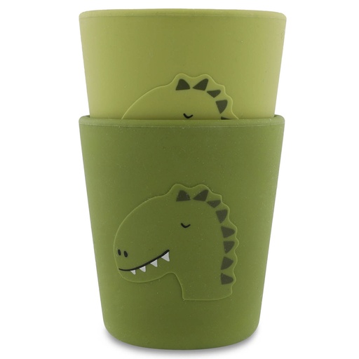 Beker silicone 2 stuks mr. dino 