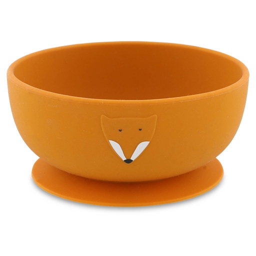 Kom silicone met zuignap mr. fox 
