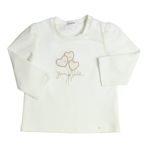 T-shirt lange mouwen aerodoux off white 