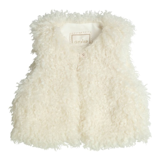 Bodywarmer alpaca off white 128
